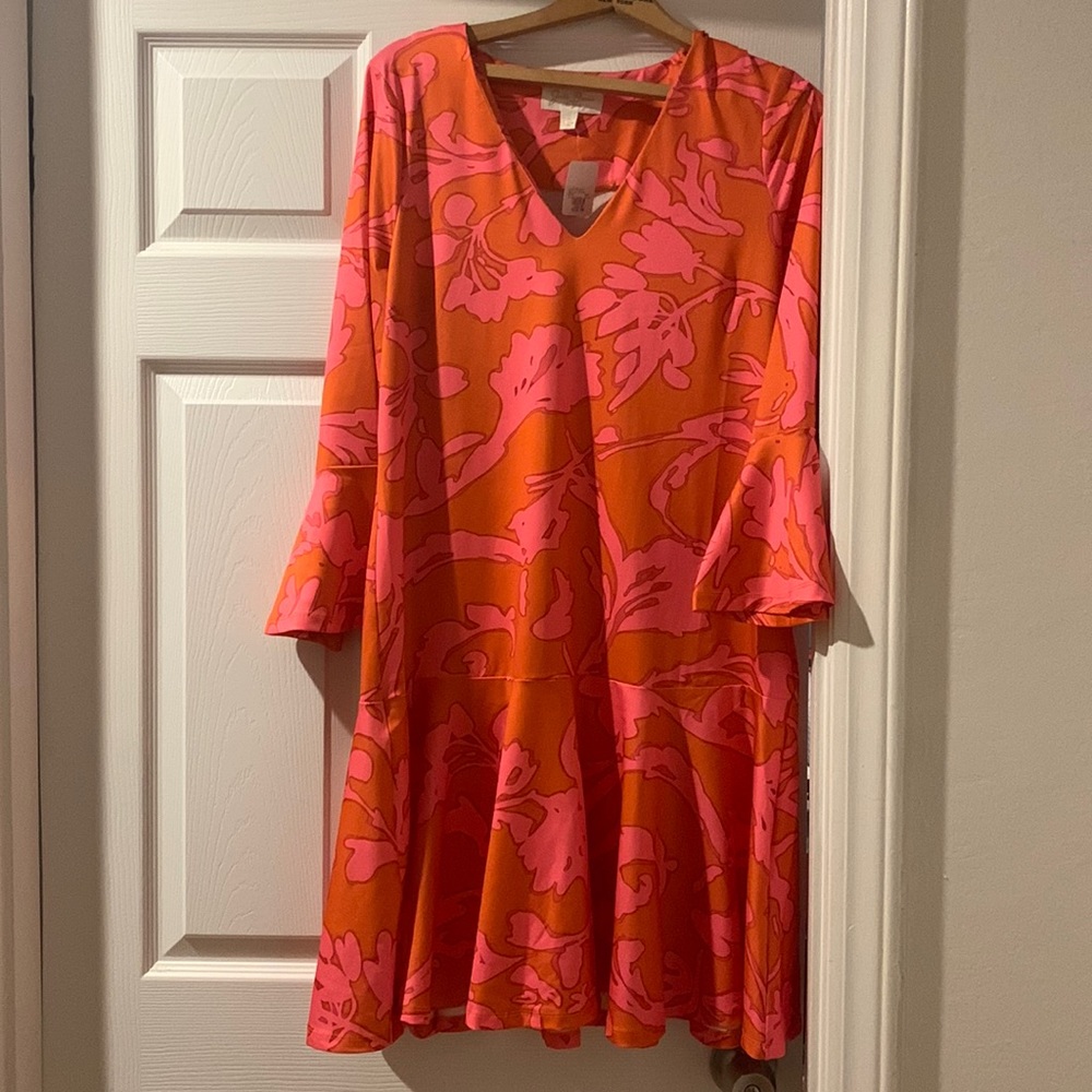 Julia Brown New York wish splash Martha dress from The Palms Size L NWT